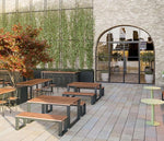 Willard Gathering Table, Metal & Wood additional image 1