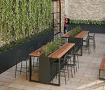 Willard Counter Table, Metal & Wood additional image 2
