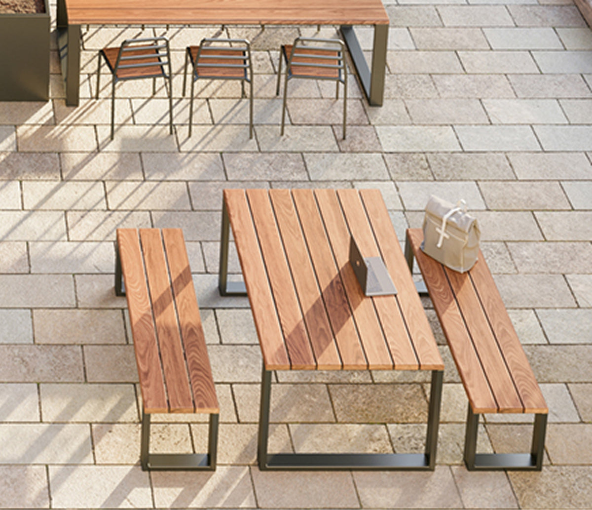 Willard Gathering Table, Metal & Wood additional image 2