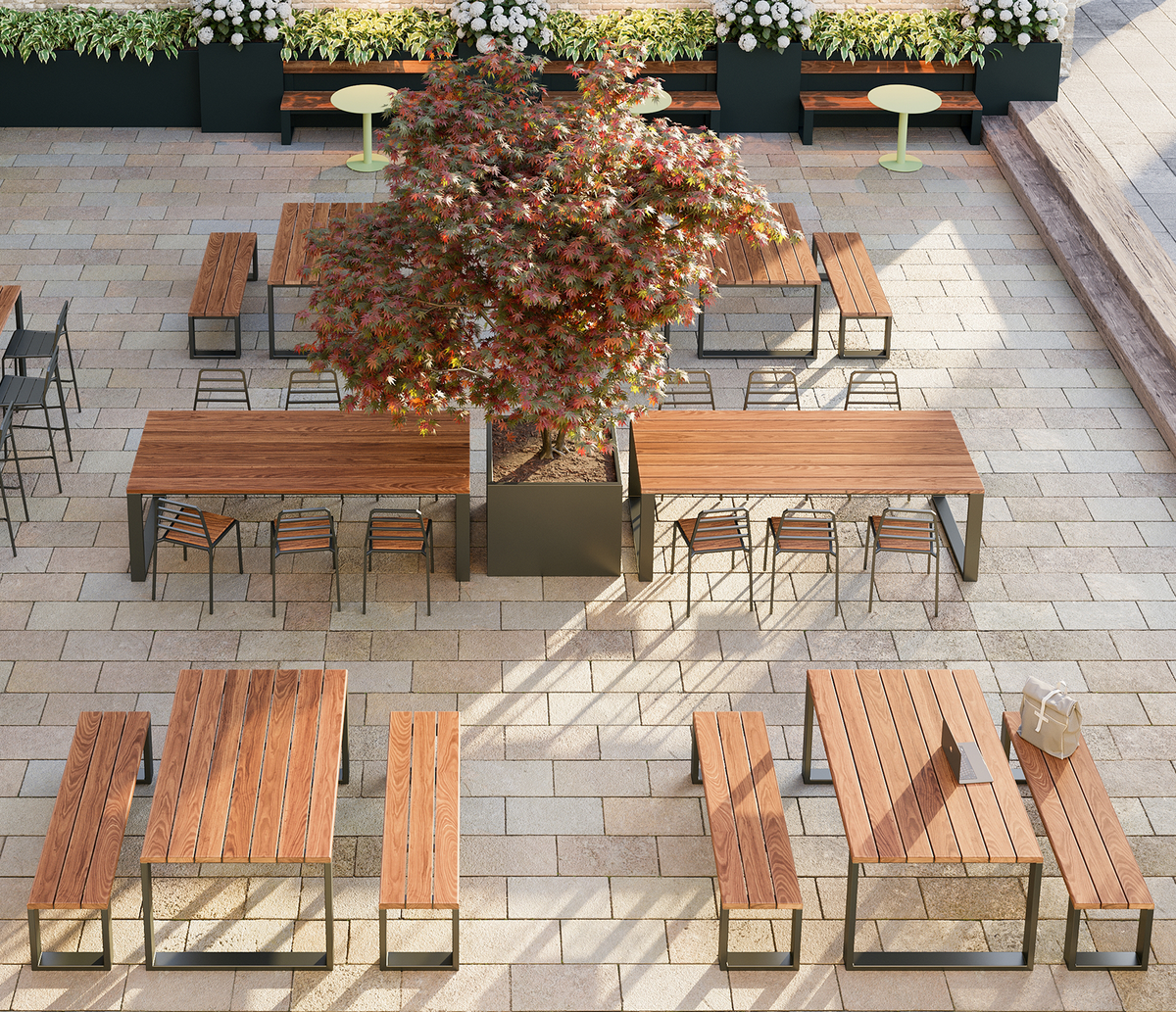 Willard Bench, Backless additional image 1