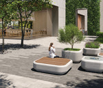 Montara Bench, GFRC & Wood Linear additional image 2