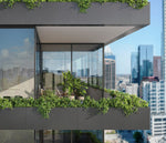 Aloft Façade Planter, Aluminum Rectangle additional image 1