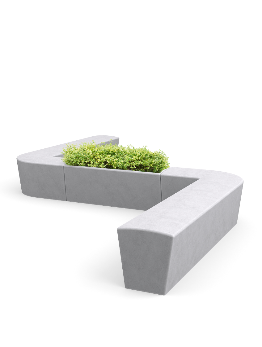 Alpha Planter, GFRC