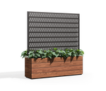 Boulevard Planter, Rectangle with Laser-Cut Screen