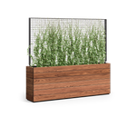Boulevard Planter, Rectangle with Greenscreen® Trellis