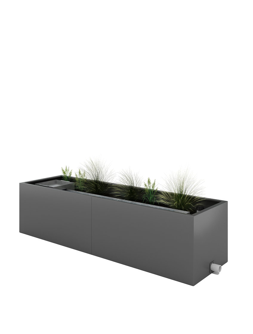 Bioretention Planter, Aluminum