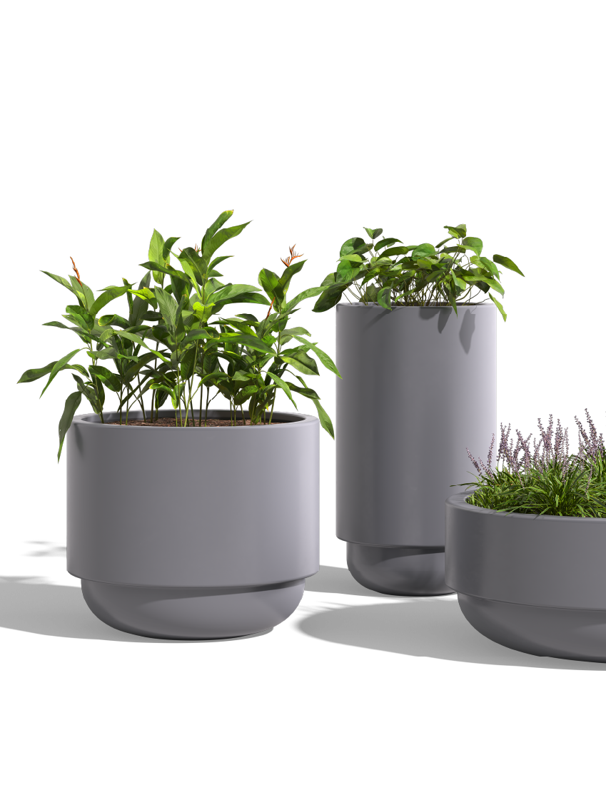 Bolinas Planter, FRP Round