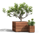 Boulevard Planter, Square