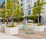 Wilshire Planter, Aluminum Square additional image 2