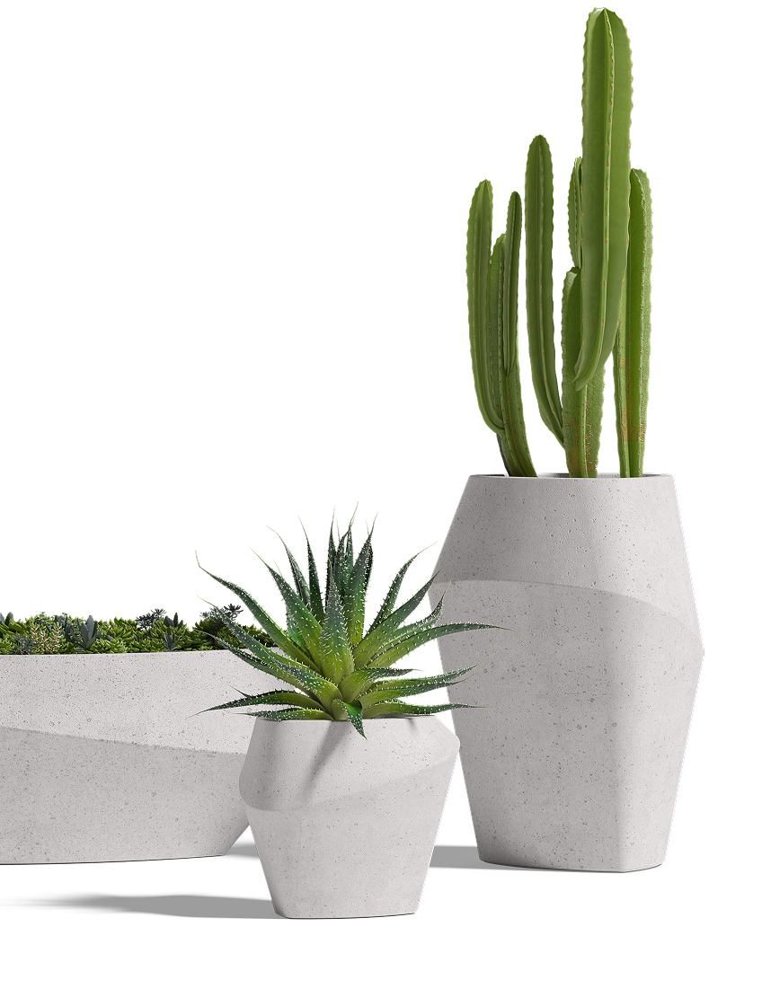 Delta Planter, GFRC