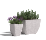 Downtown Planter, GFRC Square