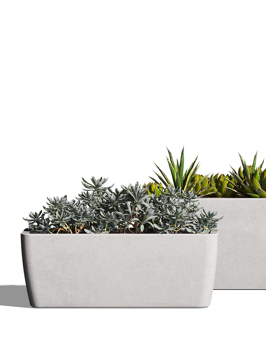 Downtown Planter, GFRC Rectangle