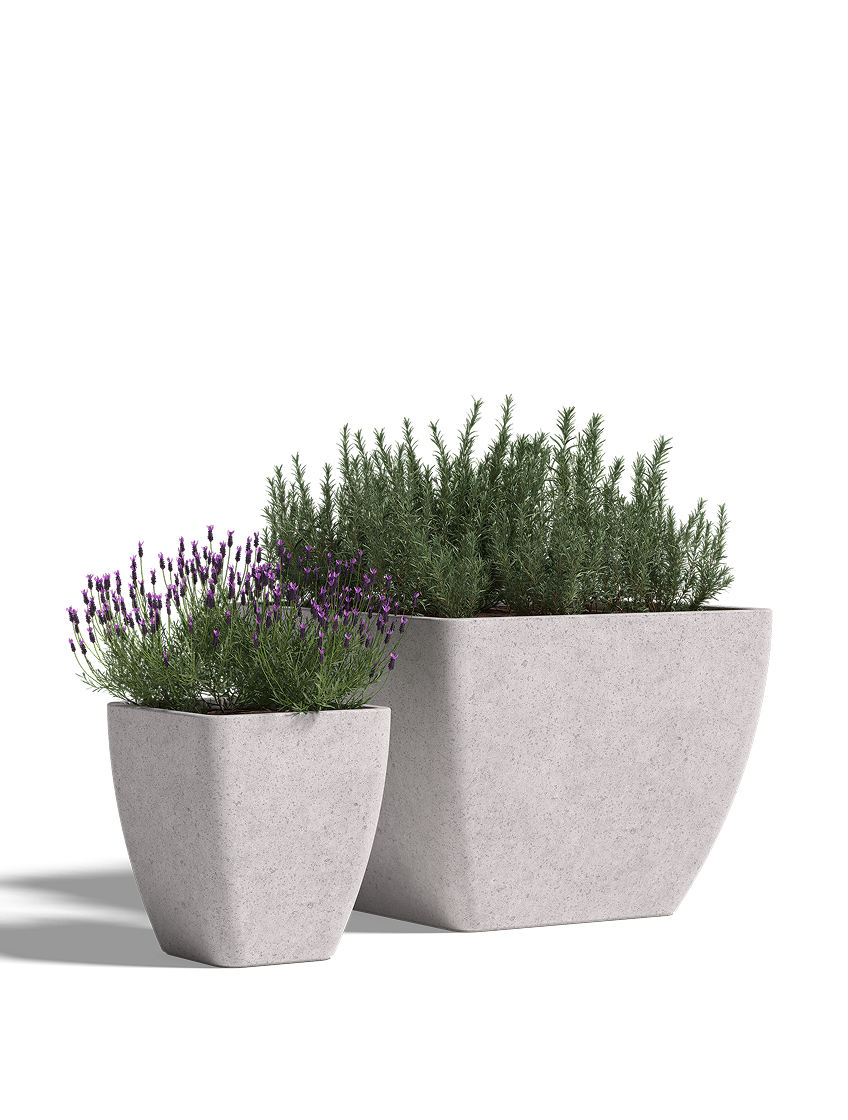 Downtown Planter, GFRC Square