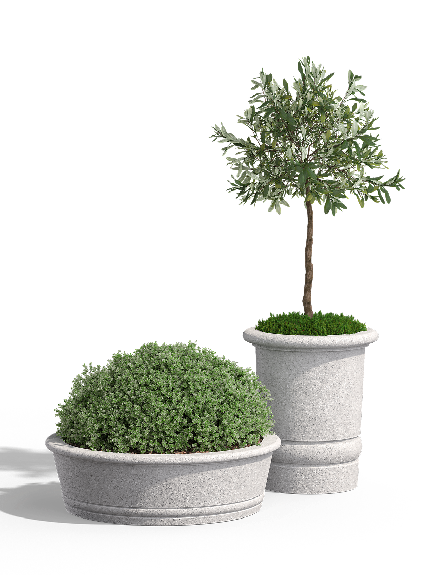Florence Planter, GFRC Round