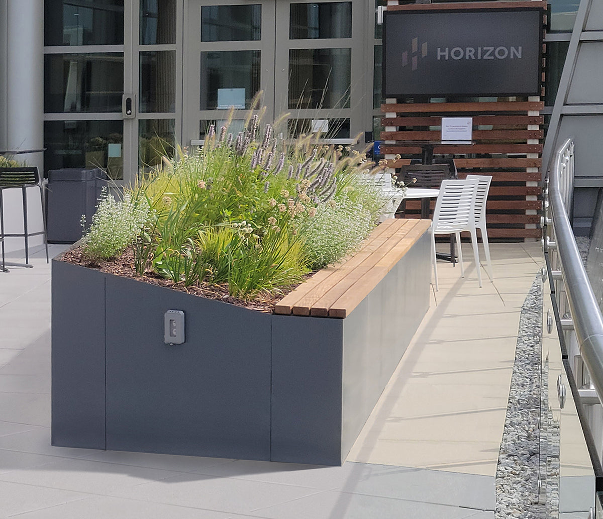 Kitsap Modular Planter Wall, Aluminum additional image 1