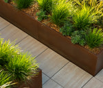 Wilshire Planter, Weathering Steel Square additional image 1