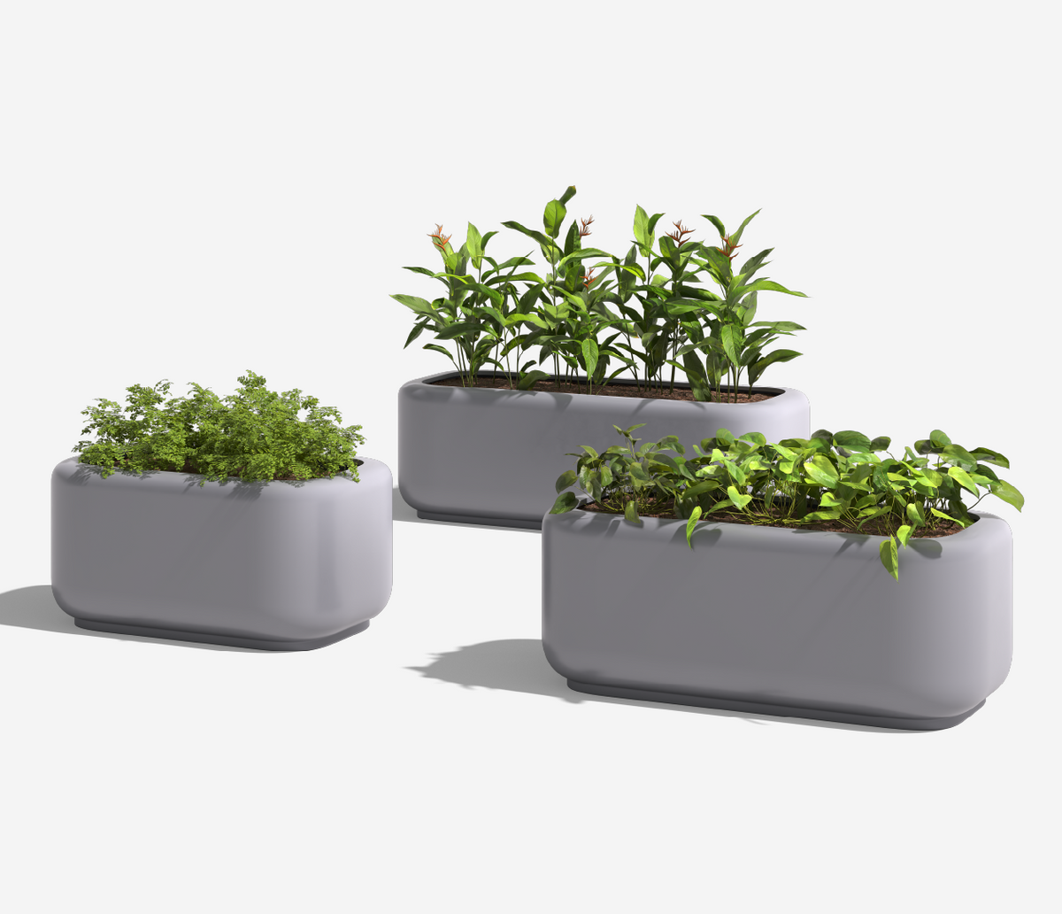 Montara Planter, FRP Rectangle