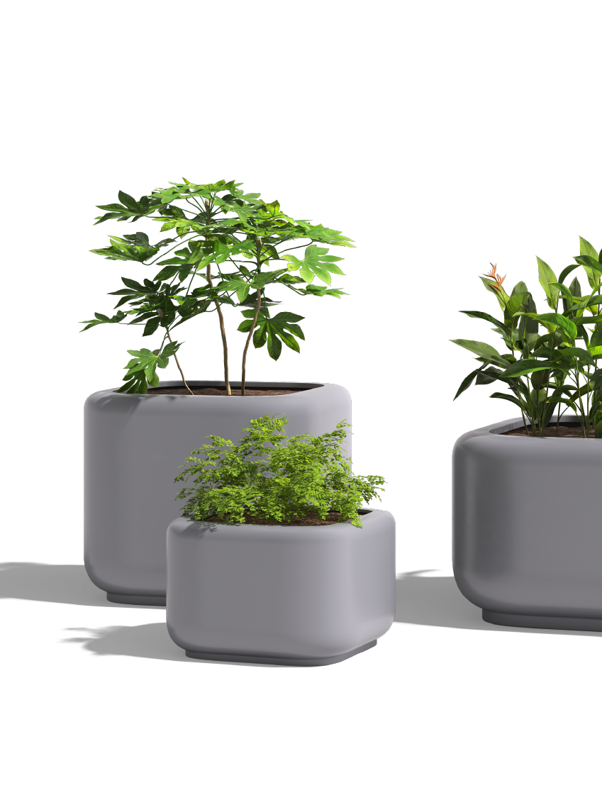 Montara Planter, FRP Square