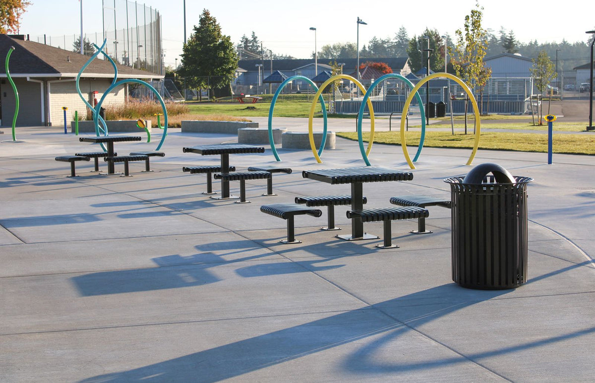 Sprinker Recreation Center: Spray Park, Playground, and Plaza Furnishings