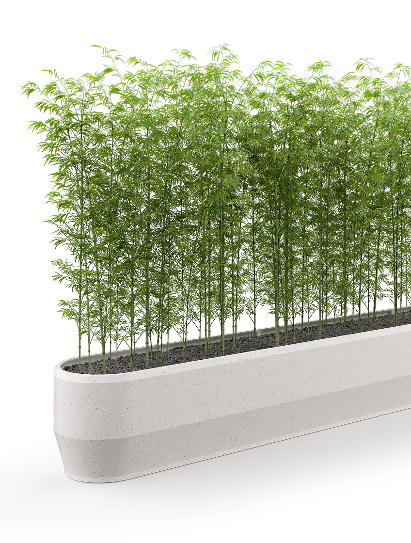 Paso Planter, GFRC Linear Sectional