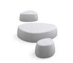 Pebble Stool, GFRC Round