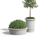 Florence Planter, GFRC Round
