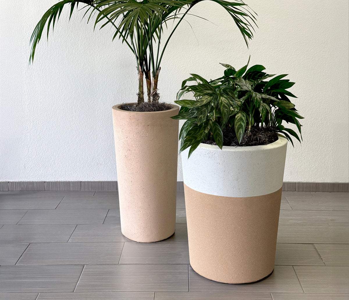 Two-Tone Urban Planter, GFRC Round additional image 1