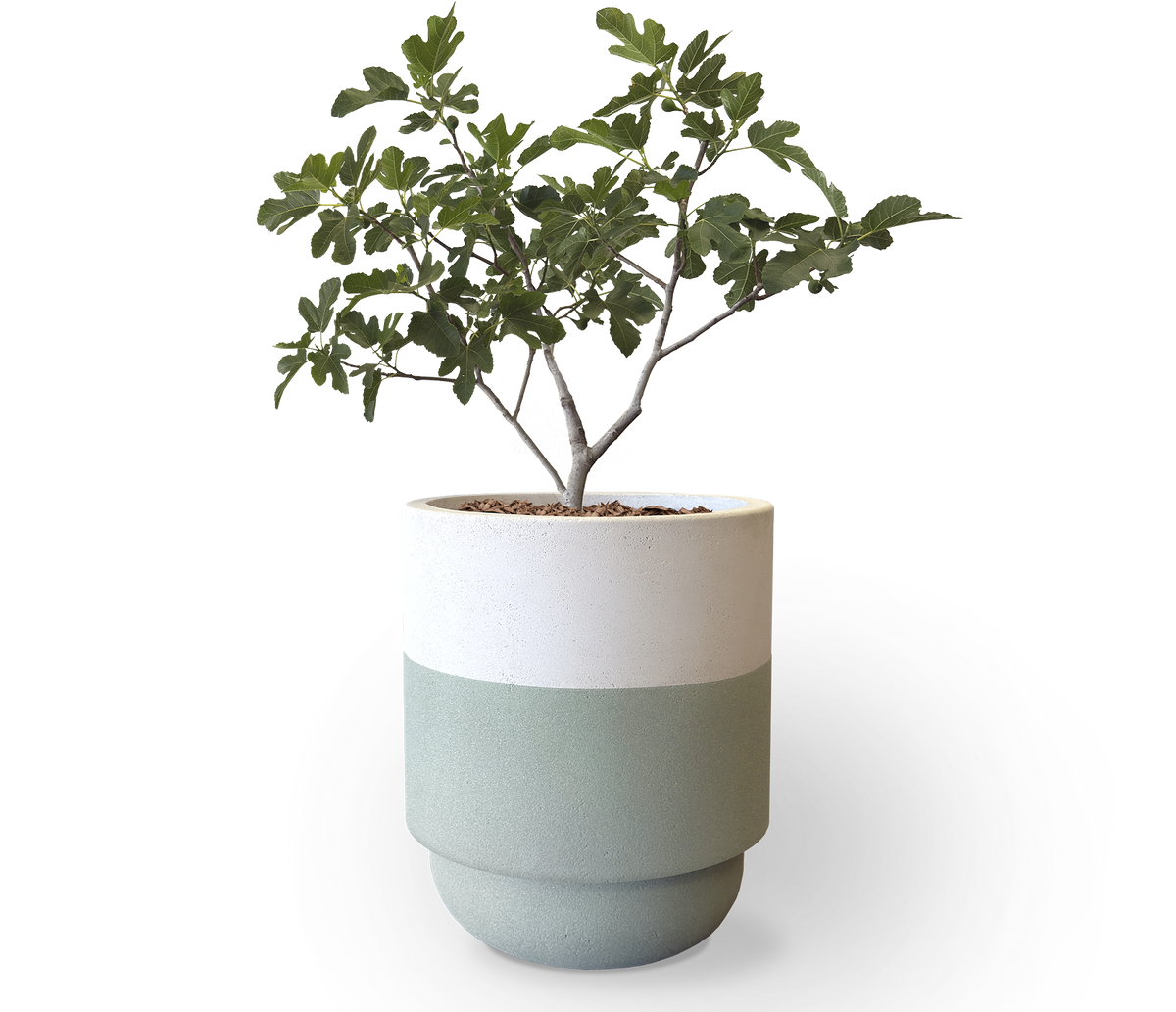 Two-Tone Bolinas Planter, GFRC Round additional image 2