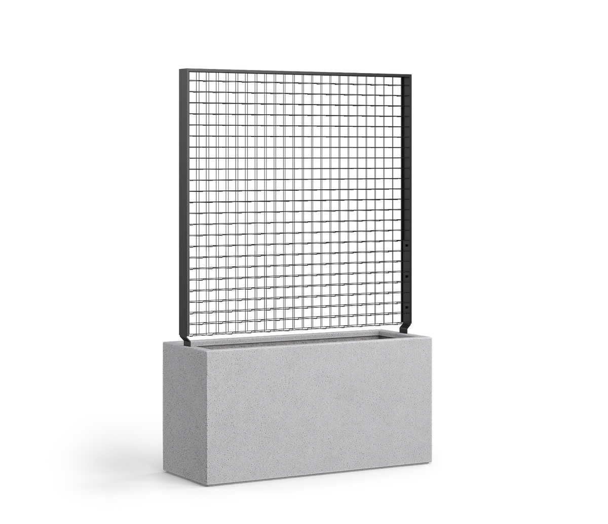 Wilshire Planter, GFRC Rectangle with Greenscreen® Trellis additional image spot 4 1