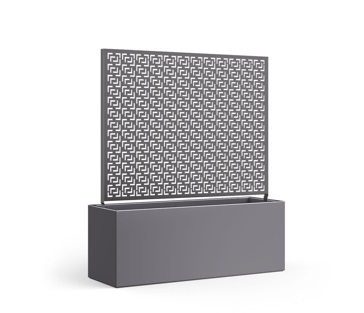 Wilshire Planter, FRP Rectangle with Laser-Cut Screen additional image spot 4 1