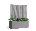 Wilshire Planter, FRP Rectangle with Laser-Cut Screen