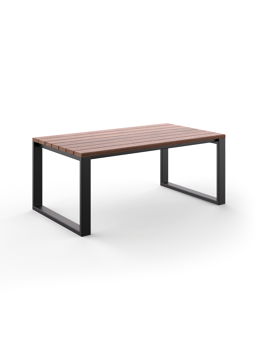 Willard Gathering Table, Metal & Wood
