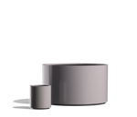 Wilshire Planter, Aluminum Round with Toe Kick additional image spot 4 1