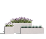 Wilshire Planter, GFRC Rectangle
