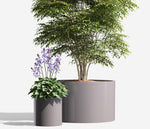 Wilshire Planter, Aluminum Round