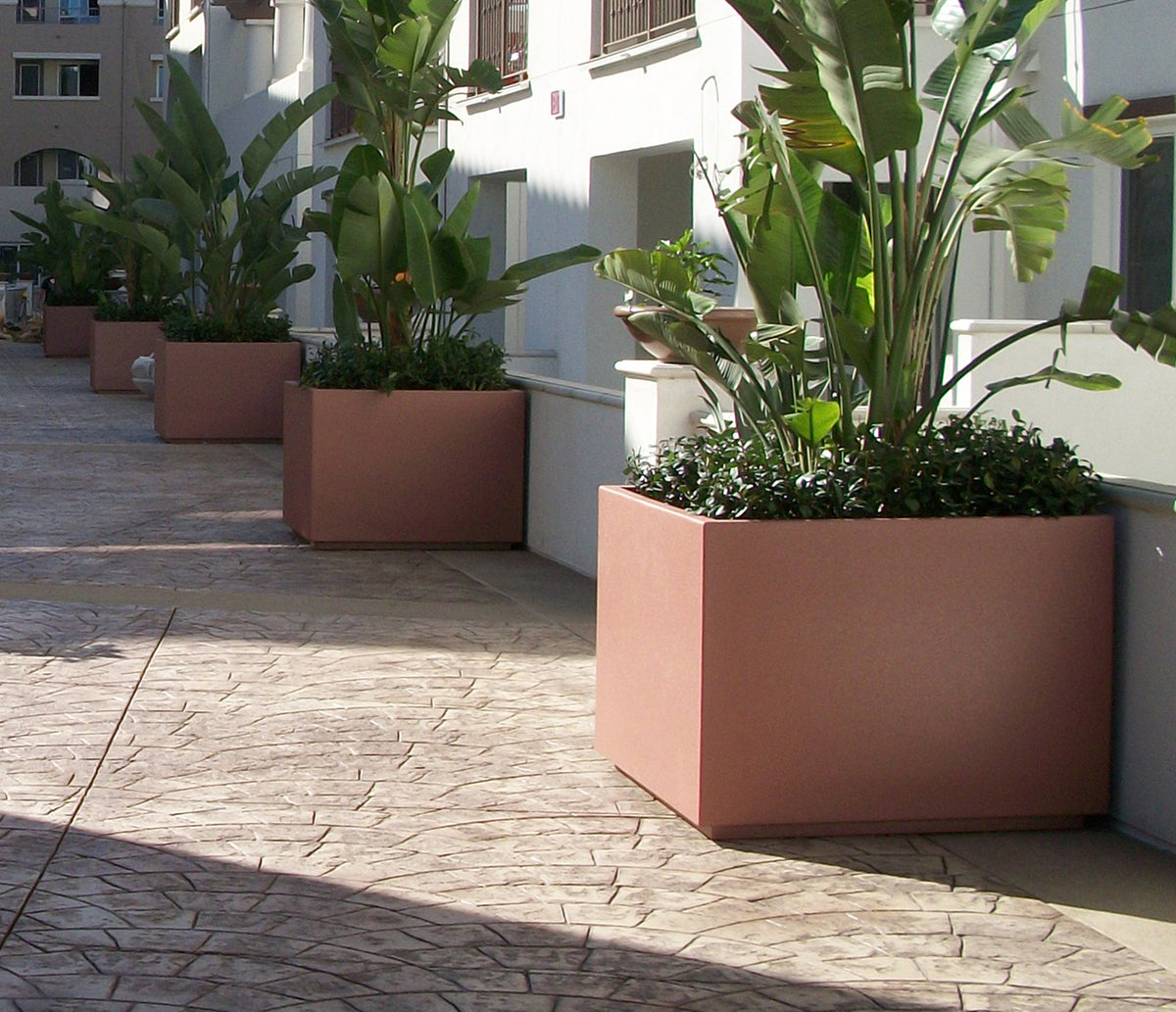 Wilshire Planter, FRP Square with Toe Kick additional image 2