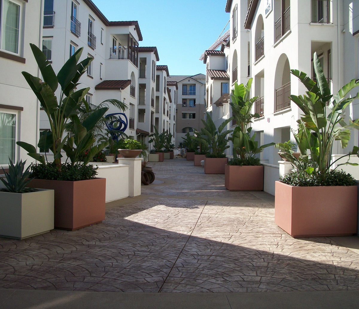 Wilshire Planter, FRP Square with Toe Kick additional image 1