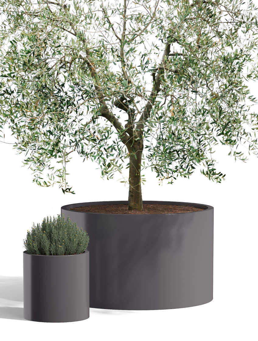 Wilshire Planter, FRP Round