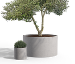 Wilshire Planter, GFRC Round
