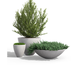 Zena Planter, GFRC Round