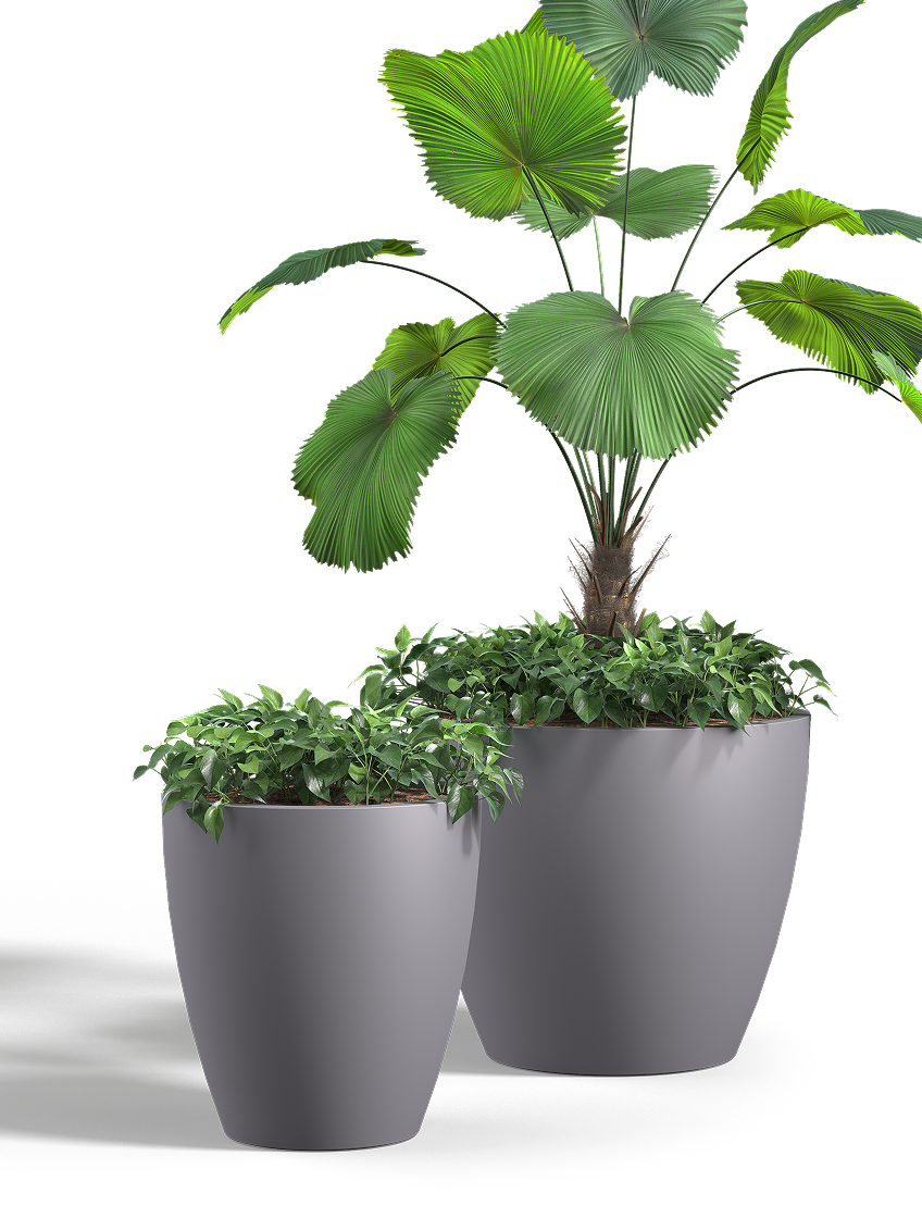 Downtown Planter, FRP Round